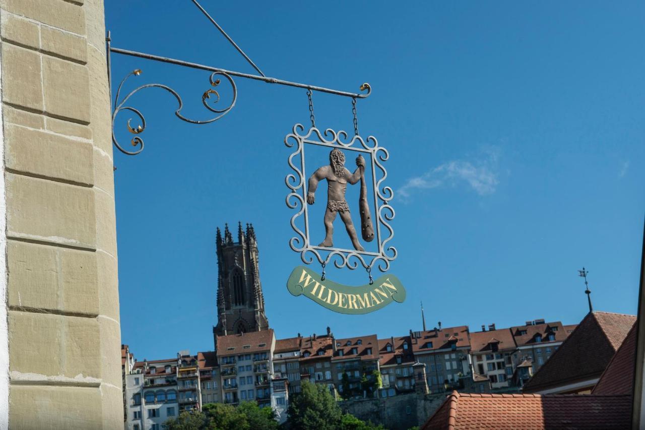 Hotel Le Sauvage à Fribourg Extérieur photo